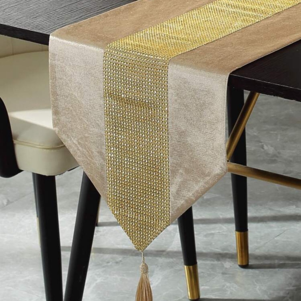 Luxury Rhinestone Table Runner